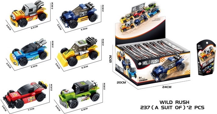 Lenktyninio automobilio konstruktorius 6,3 cm