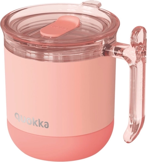 Termopuodelis Quokka Wave peachy pink rožinis 260 ml