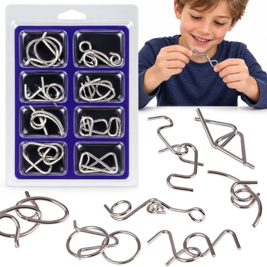 Set of 8 Metal Puzzles