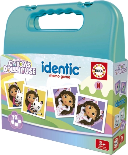 Educa atminties žaidimas lagaminėlyje Gábinin kouzelný domek (72 kortelės)