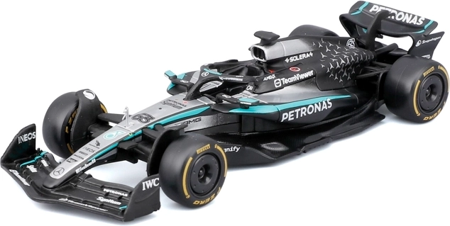 Bburago Formulės 1 modelis Mercedes-AMG Petronas W16 2025 George Russell 1:43