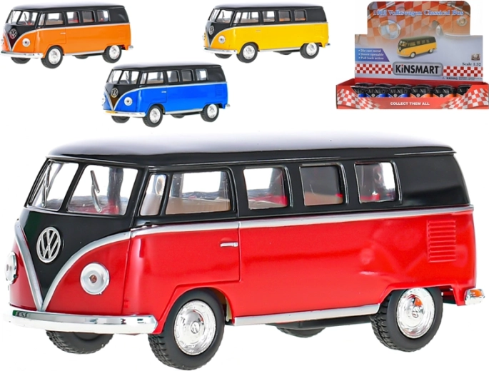 Metalinio autobuso modelis Volkswagen Classical 1962 1:32