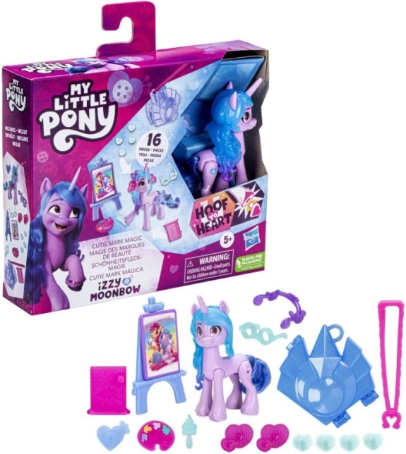My Little Pony Magical Cutie Mark – set with keychain and 8 cm posable pony