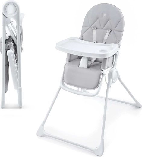 Kinderkraft maitinimo kėdutė Binci light grey