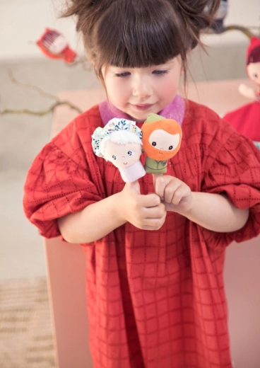 Lilliputiens pirštininės lėlės „Raudonkepuraitė“ – 4 vnt.