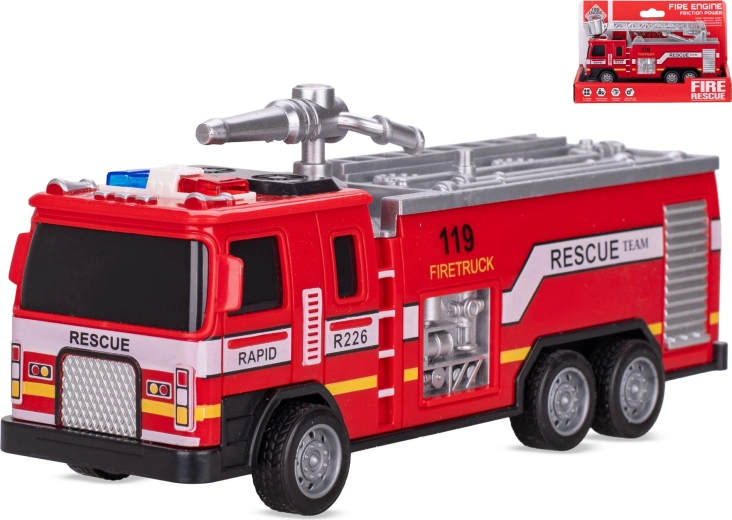 Ugniagesių automobilis su inercine pavara 17,5 cm