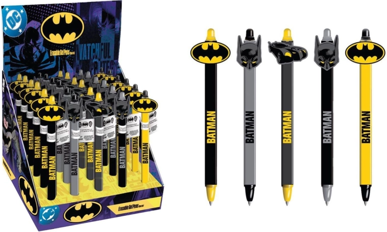 Trinamas rašiklis Batman su 3D antgaliu 11 cm