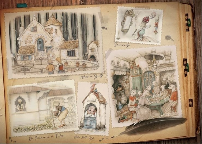 Pasakų knygos EFTELING dėlionė, 1000 detalių