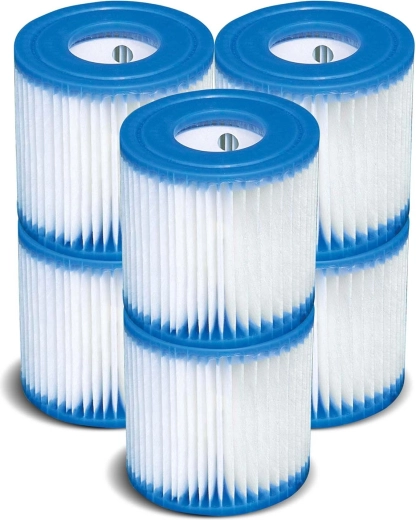 Baseino siurblio filtrai, H tipas, 6 vnt., INTEX