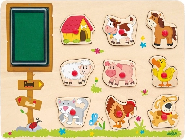 2-in-1 Stamps and Puzzle – Farm
