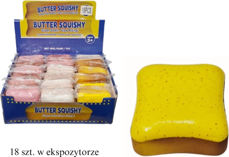 Squeeze toy toast - 1 piece