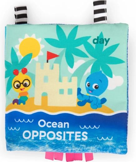 Baby Einstein minkšta lavinamoji knygelė „Ocean Opposites“ nuo gimimo