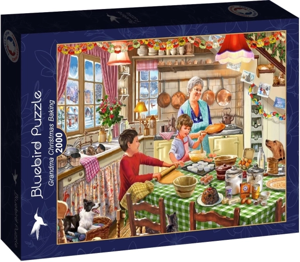 Bluebird puzzle Christmas Baking at Grandma's, 2000 pieces