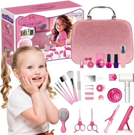 WOOPIE 2-in-1 Hairdressing and Beauty Case with 43 Accessories