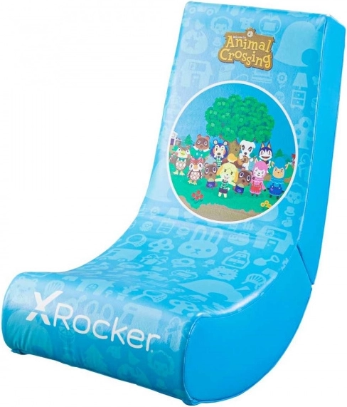 Vaikiška žaidimų grindų kėdė „X Rocker“ „Animal Crossing“