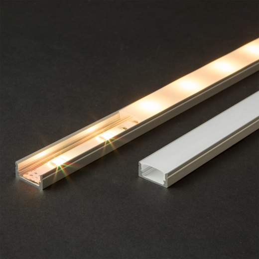 Opalinis gaubtas aliuminio LED profiliui