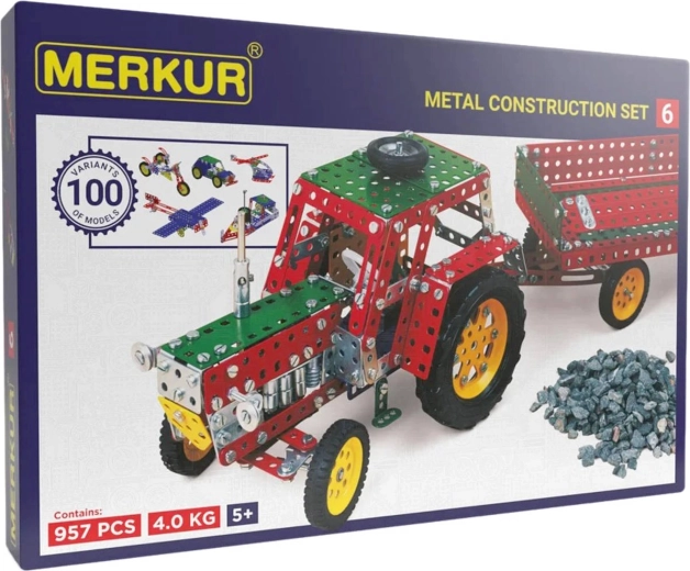 Konstruktorius MERKUR – 100 modelių
