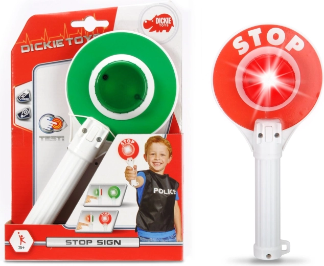 Police Stop Sign Lollipop SOS 25 cm