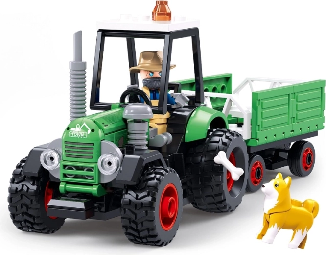 Sluban Metropolis Tractor with Trailer