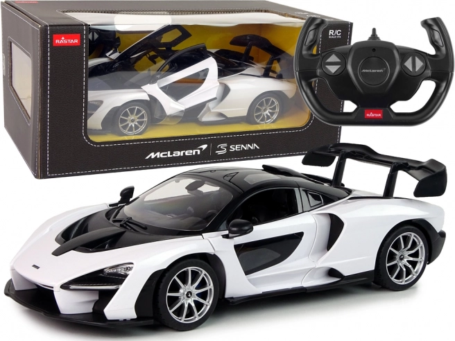 R/C automobilis McLaren Senna Rastar 1:14 baltas su nuotoliniu valdymu