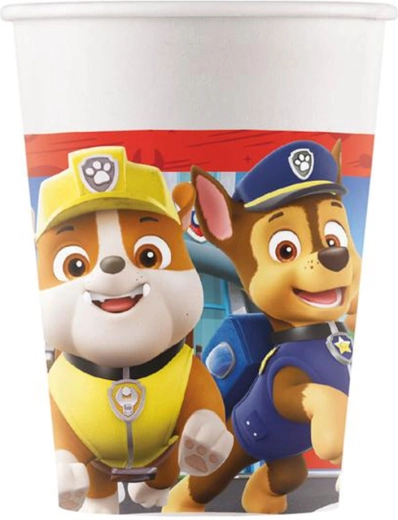 Popieriniai puodeliai PAW PATROL 200 ml, 8 vnt.