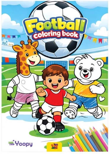 Futbolo spalvinimo knygelė A4