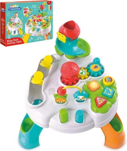CLEMENTONI BABY Interactive Play Table Activity Park with Lights and Sounds