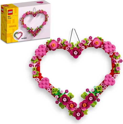 LEGO Heart-Shaped Ornament