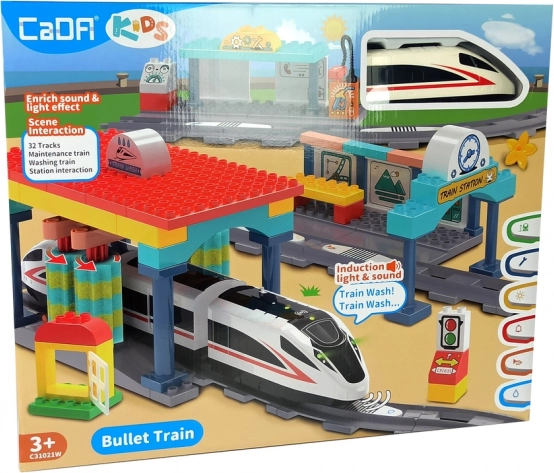 Konstruktorius traukinių stotis CADA, 108 detalių