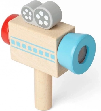 Bigjigs Toys medinė vaikiška kamera