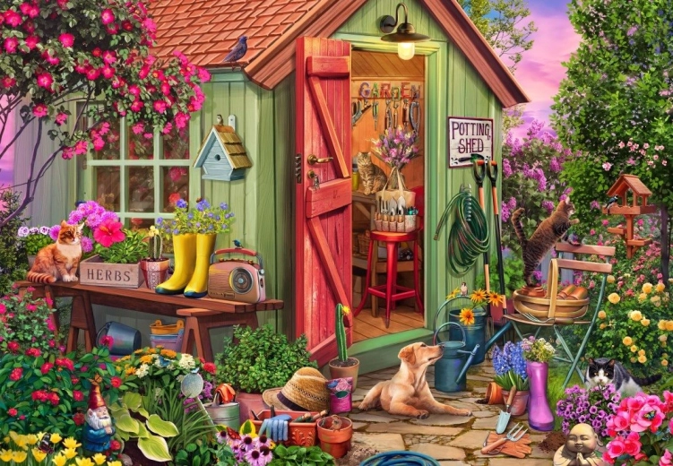 Bluebird dėlionė Sodo namelis 1000 detalių