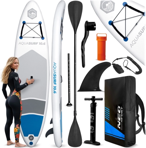 Pripučiamas irklentė AQUASURF 10'6 (320 × 84 × 15 cm) rinkinys