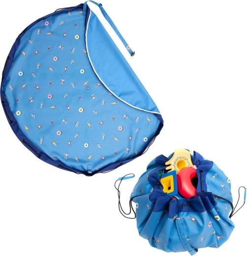 Play&Go Noomad lauko žaidimų kilimėlis ir žaislų maišas Swimmers Fun – 1 vnt.