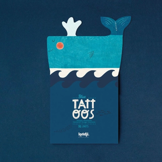Londji laikinos tatuiruotės „Vandenynas“