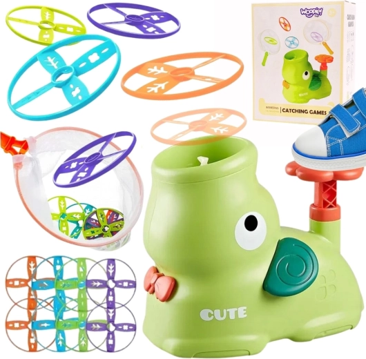 Woopie Skill Game for Launching and Catching Flying Discs
