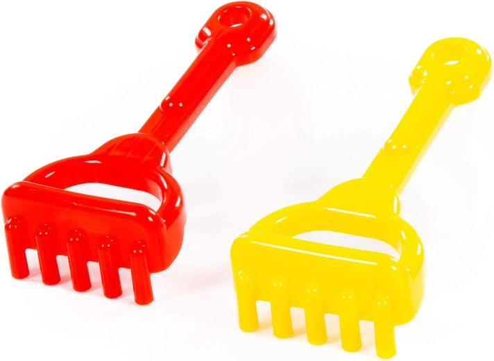 Children's plastic sand rake - 1 piece