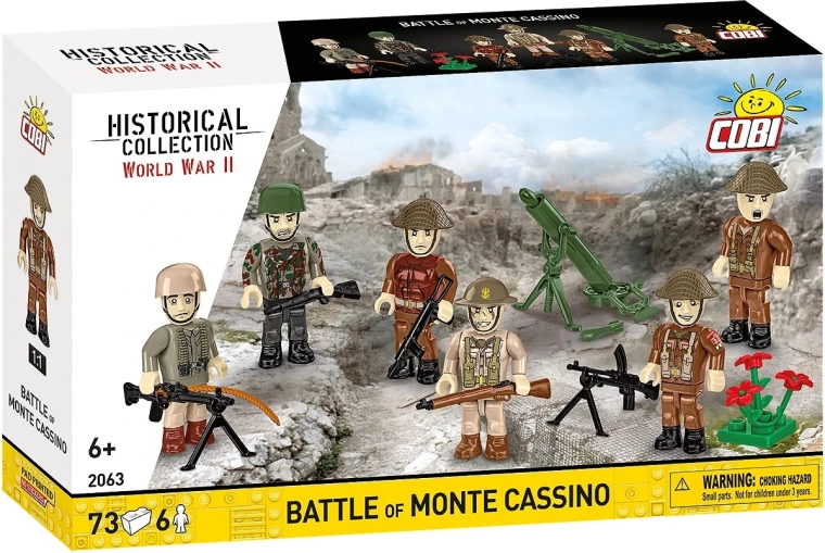 Konstruktorius „Mūšis dėl Monte Cassino“ – COBI figūrėlės ir įranga