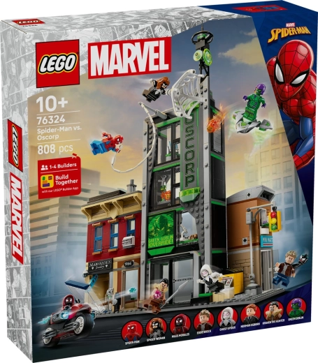 LEGO® Marvel 76324 Žmogus-voras prieš Oscorp