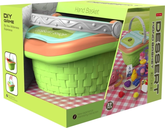Play Set Picnic Basket with Desserts