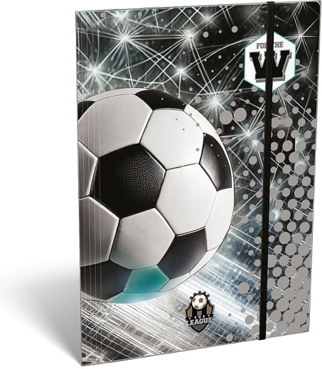 LizzyCard Top League A4 dokumentų aplankas su plokščia gumele