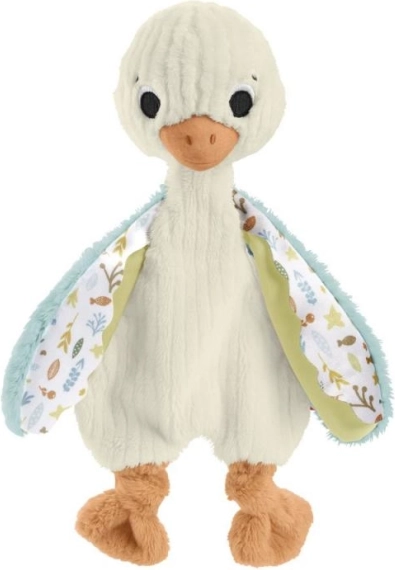 Sensorinė pliušinė žąsis Fisher-Price kūdikiams