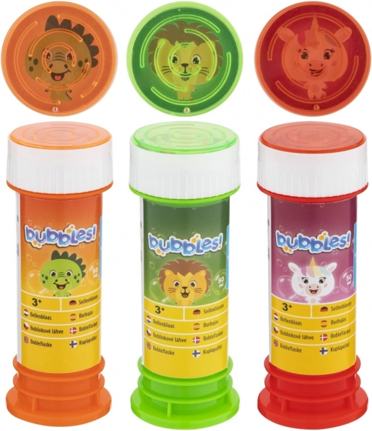 Burbulų pūtiklis – Trys rūšys: Dino, Liūtas ir Vienaragis