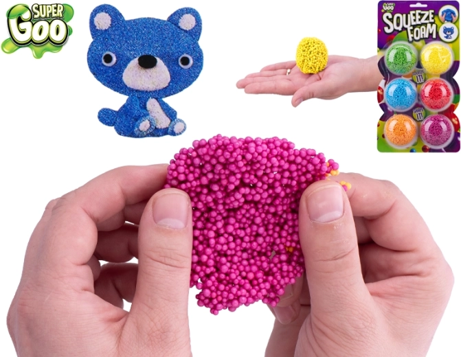 Super Goo putų modeliavimo masė – 6 spalvų rinkinys