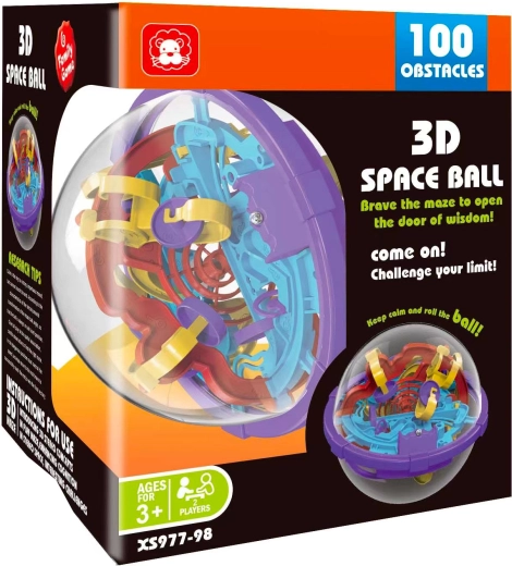 3D labirintas Kosmosas – 100 lygių