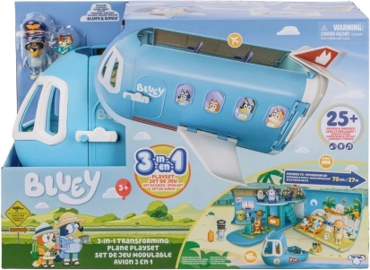 Bluey lėktuvas 3 viename su 2 figūrėlėmis