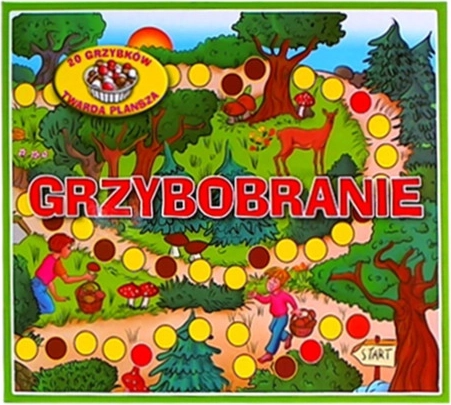 Stalo žaidimas „Grzybobranie“ – grybų rinkimas vaikams
