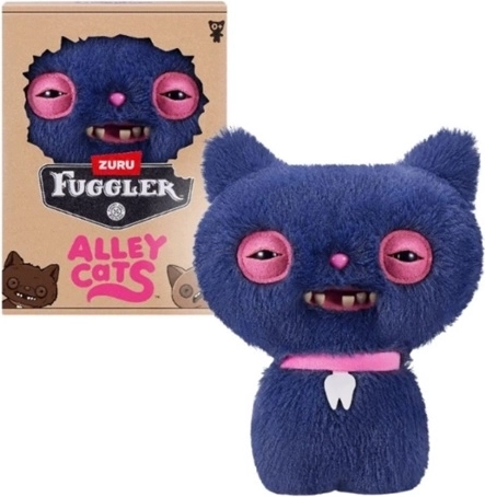 ZURU Fuggler Alley Cats pliušinis žaislas Cheezee Grey 23 cm