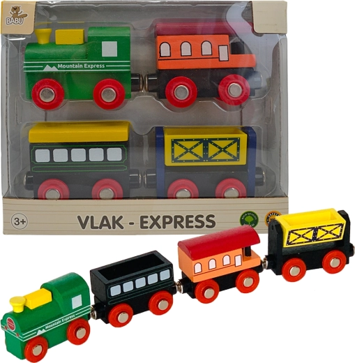 Wooden Train Express BABU