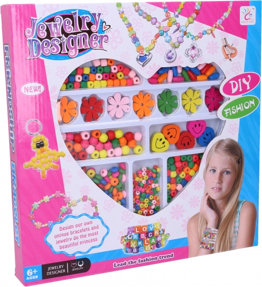 Spalvoti karoliukai – papuošalų rinkinys