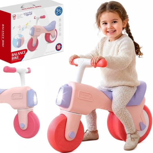 Ride-On with Light and Sound WOOPIE Huanger Pink